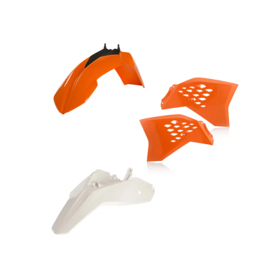 Σετ πλαστικά μοτοσυκλέτας ACERBIS για KTM SX65 09-11 Orange/White